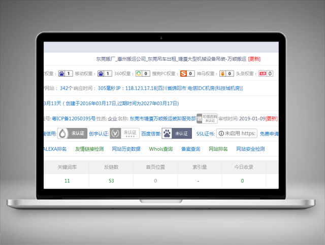 万顺搬运-关键词优化